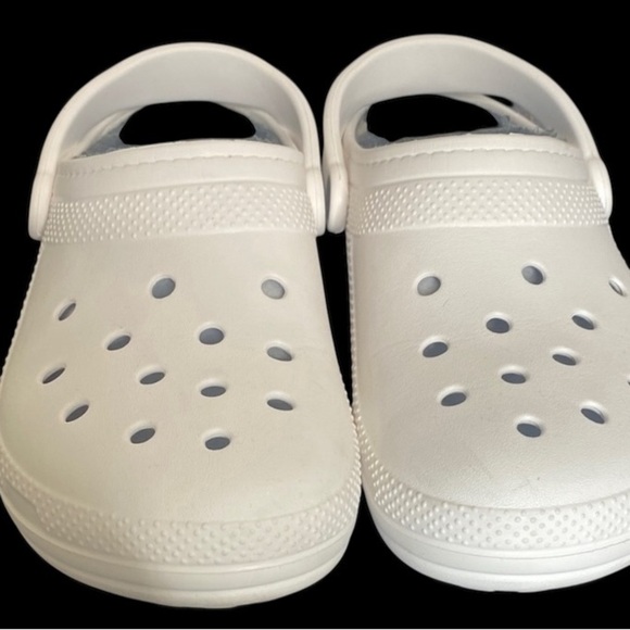 DUAL CROCS COMFORT White Sandals with Ventilation and Heel Strap - Picture 2 of 8